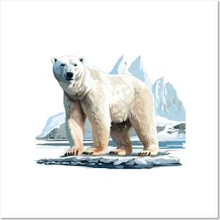 Arctic Polar Bear Posters and Art